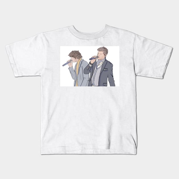 For King & Country Kids T-Shirt by artsyreader